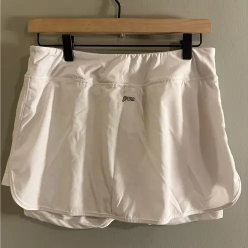 Penn White Skort with Flared Skirt and Elastic Waistband Size M