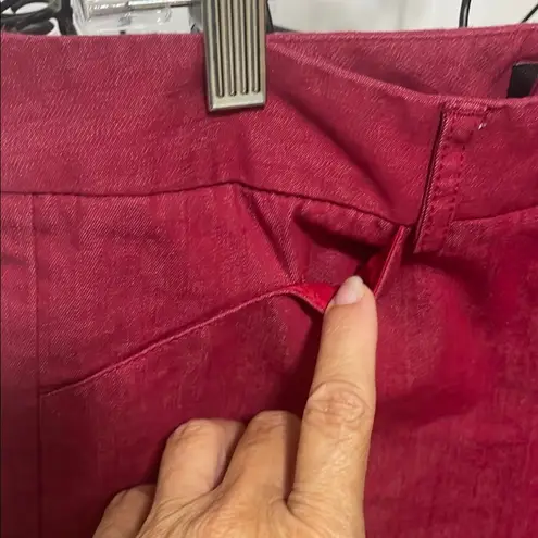 Larry Levine 🥰🥰🥰BOGOHO🥰🥰🥰 Vibrant Red Trousers-14