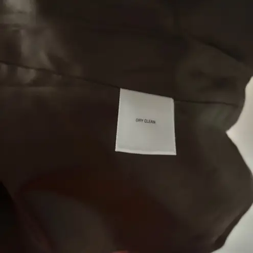 Apostrophe Womens 16W Blazer Brown Long Sleeve Career Animal Print Notch Lapel