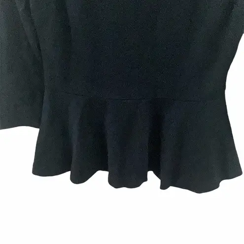 C Wonder rhinestone embellished peplum top sz S