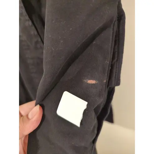 RTR Toccin x RTR Sz 12 Black Trench Blazer Asymmetric Wrap Mini Dress