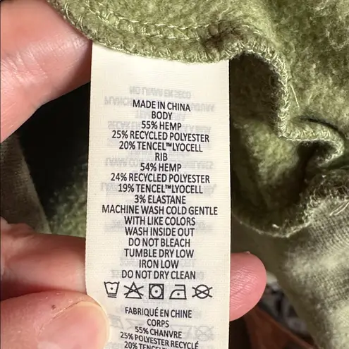 prAna Women's Cozy Up Sweatshirt Green Size Medium