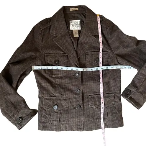 Ruff Hewn Womens Size Medium Brown Blazer Jacket