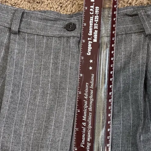Kathie Lee Women's Vintage 90's Gray with White line Slacks Business Pants Sz 10