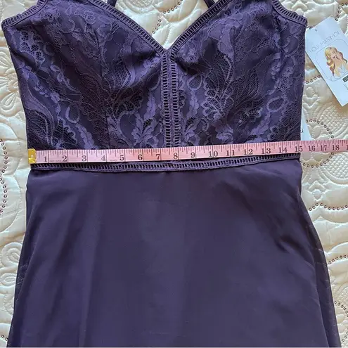 Hayley Paige Occasions Hayley Paige 5864 Lace Bodice Chiffon A-Line Bridesmaid Maxi Dress Formal Gown