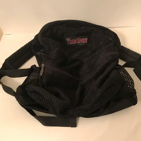 Transport Original Black Mesh Backpack