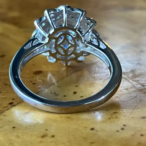 Natural Tanzanite Tsavorite Garnet Sterling Silver Ring Size 7 Green