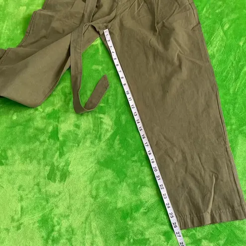 7 For All Mankind  Olive Paperbag Pants NWT Large