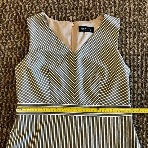 Black Label by Evan Picone Sleeveless Dress Womens 10 Used One Snag