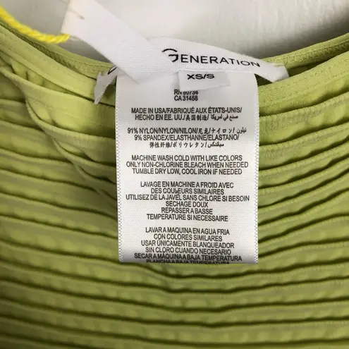 BCBGeneration  Bodycon Mini Dress Bright Lime Size XS Small