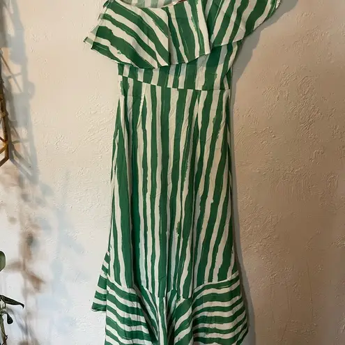 Flying Tomato Flying Tomatoe green flared dress