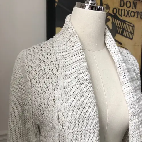 Ivan Grundahl Copenhagen Open Front Cardigan Ecru