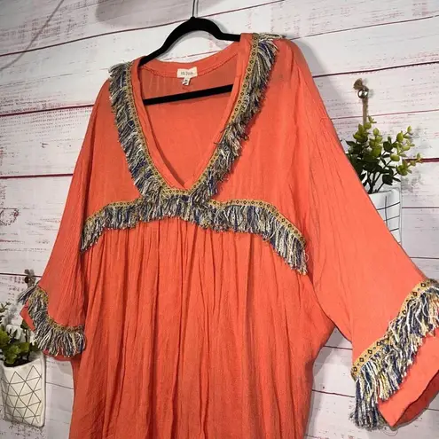 Velzera Boho Festival Fringe Detail Top | Women’s 1X