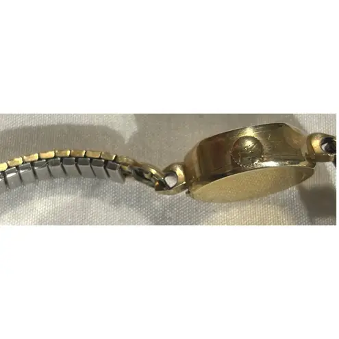 Vintage Longines 10k Gold Women's Gold Tone Hexagonal Face Swiss Made Watch