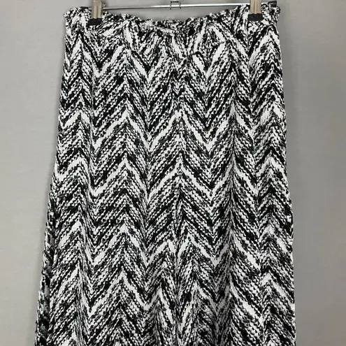 Ramy Brook Taytum Spacedye Chevron Knit Side Slit Swim Cover-Up XS NO DRAWSTRING