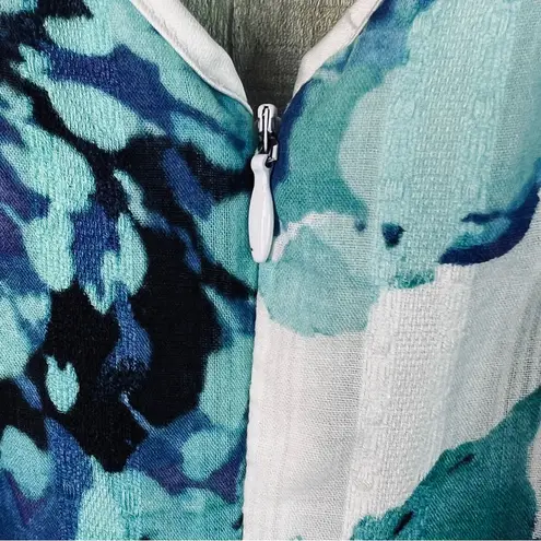 Fashion Bug Size 26W Sleeveless Surplice Peplum Sheath Floral Dress Back Zipper