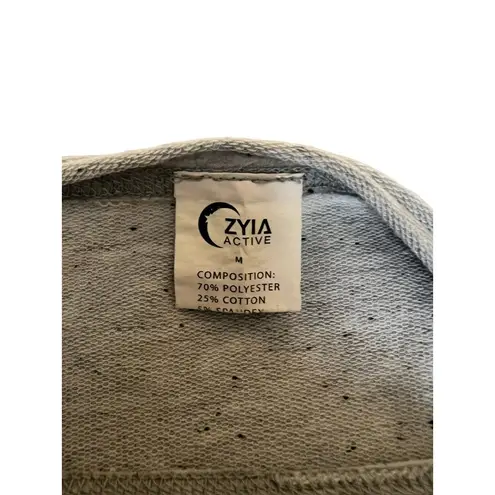 Zyia Active Women's Light Grey Sweatshirt Gray Size M