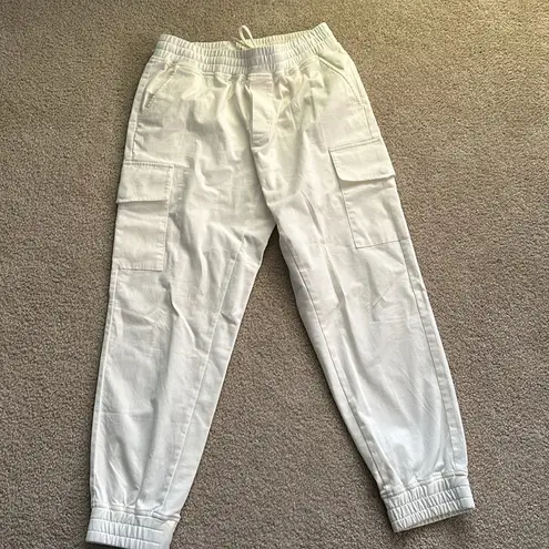 Varley Savona Cargo Pants Women’s Medium Ivory Cargo Pants Casual Minimalist