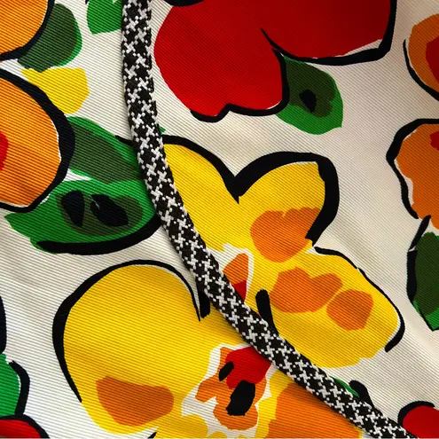 Bill Blass Vintage Floral Dress 80s 90s Bold Blooms Mod Statement Retro Women’s 6