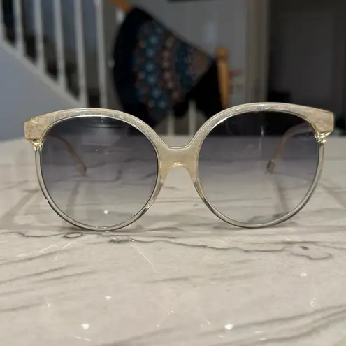 Chloé Chloe CE733S 109 Pearl/Champagne sunglasses with grey gradient lenses