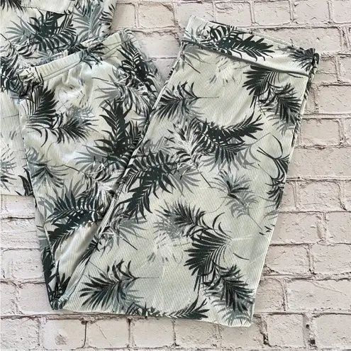 Nicole Miller  S Green Tropical Softest Pajamas Ever! S