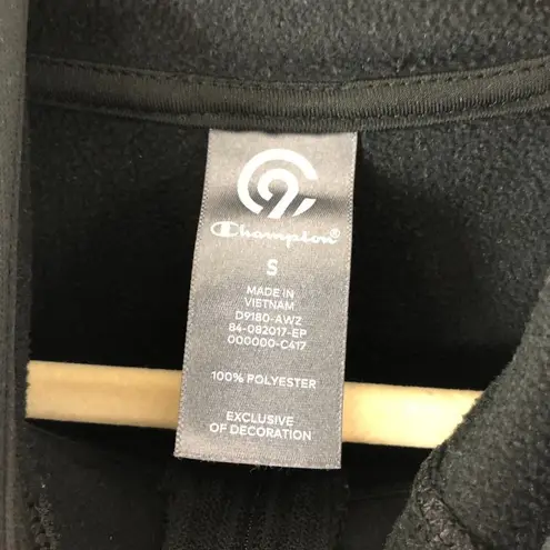 C9 Champion Womens Hoodie Fleece Lined Thumbholes Full Zip Pockets Black S