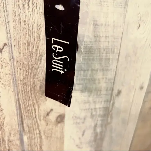 Le Suit Size 8 Black & White Long Sleeve Lined 1 Button Closure Jacket B…