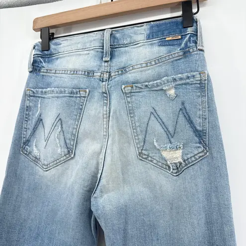 MOTHER Denim NWOT MOTHER SUPERIOR High Waisted Rider Skimp The Confession Distressed Jeans 26