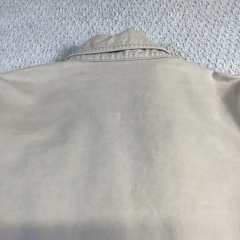 Austin Clothing‎ Co Womens Beige Cotton Blend Blazer Jacket Tan Size M