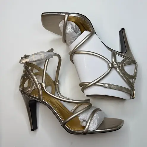 Donna Karan New York Women's Bellisa Strappy Slip-On Sandals- Size 9