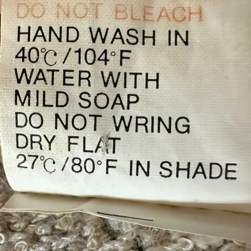 Vintage 70s Mariea Kim Dainty Shabby Chic 3D Flower Lace Pointelle Sweater Med