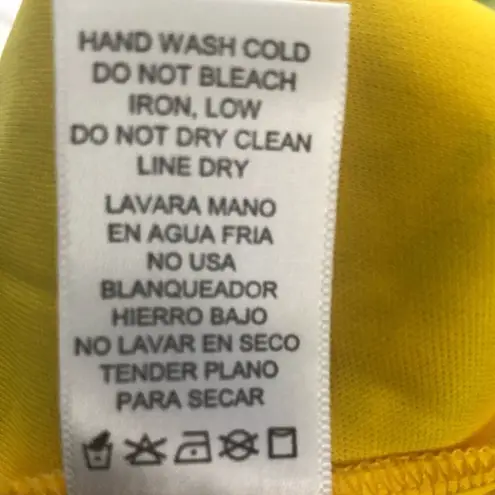 Miss Avenue Jungle Jumpsuit Off Shoulder Open Back Self Tie Belt size Small