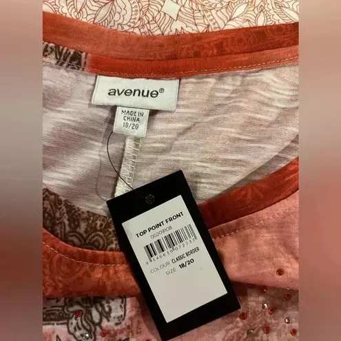 City Chic 🆕 “Avenue” plus size blouse. Size 18/20.