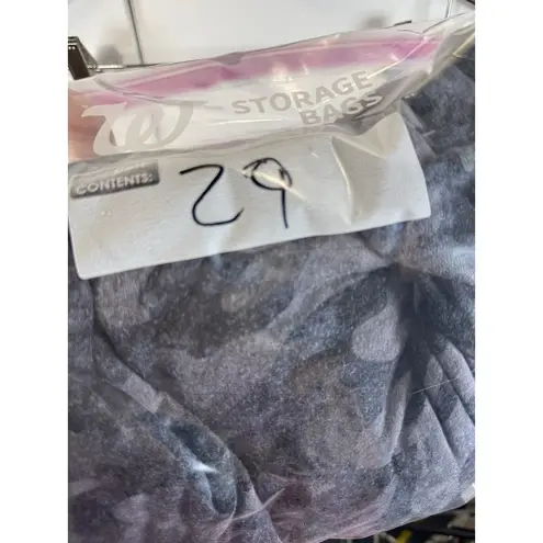 Oddi camouflage long dress with round neck and short sleeves, small