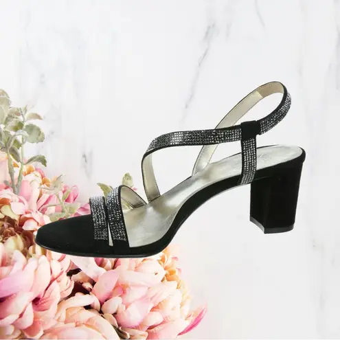 Naturalizer 🍁 Women Vanessa Rhinestone Embellished
Strappy Heeled Sandal