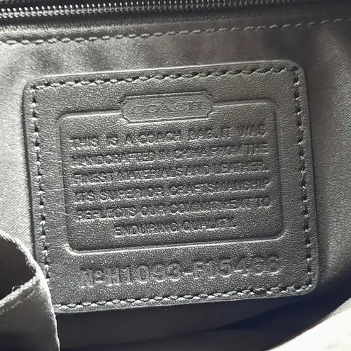 Coach  Circle Patchwork Handbag Purse Black Brown Tote Shoulder Bag Retro Y2k - Image 13