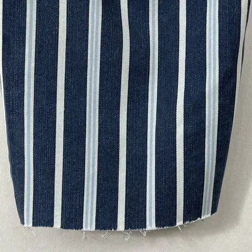 Democracy Absolution Stripe High Rise Crop Jeans Size 10P