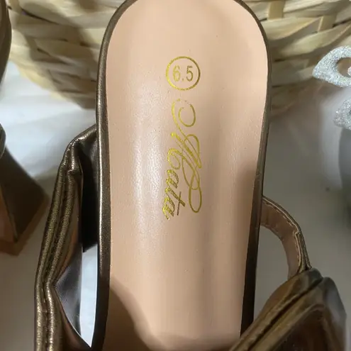 Mata Shoes NEW Bronze Heels