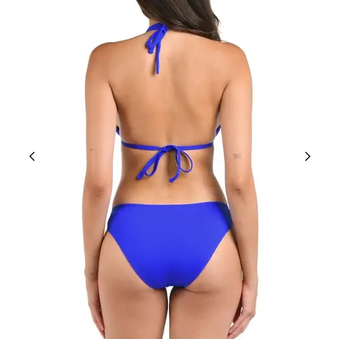 La Blanca Island Goddess Halter
Triangle Top - Sapphire