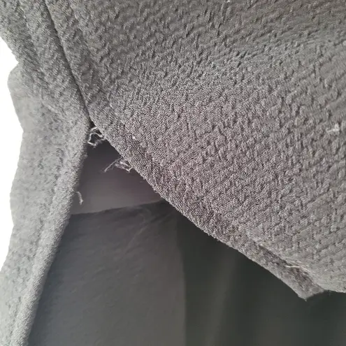 Madewell  Black Boxy Top Tiered Dress