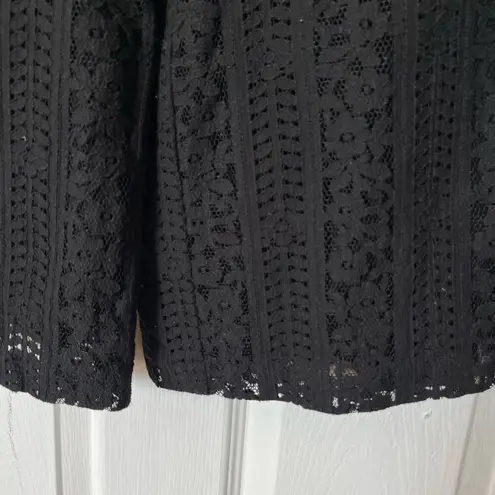 MINKPINK  Lace Overlay Cropped Leg Jumpsuit - Size M