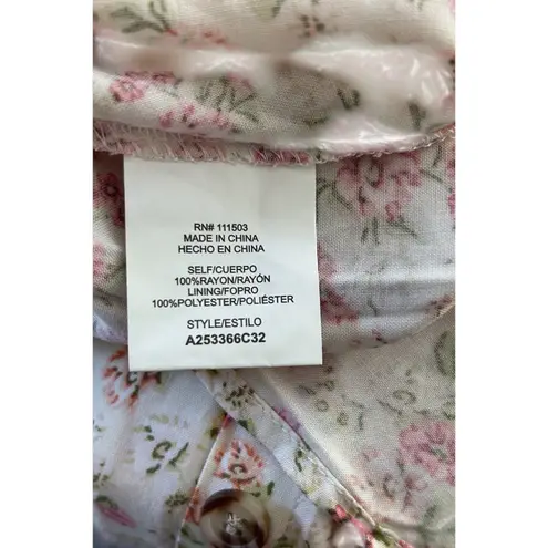 AUW CLEARANCE Floral Baby Doll Dress Size XL NWT Smocking Coquette Boho Beach