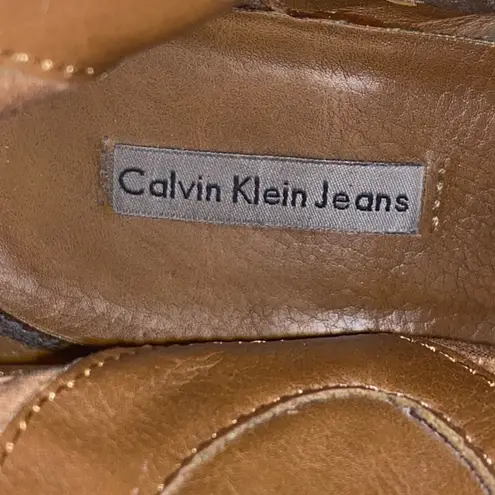 Calvin Klein Jeans Calvin Klein Raelin 2 Leather Tall Boots 6