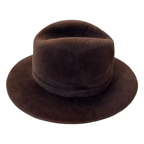 Vintage Brown Launcelot Genuine Velour Hat