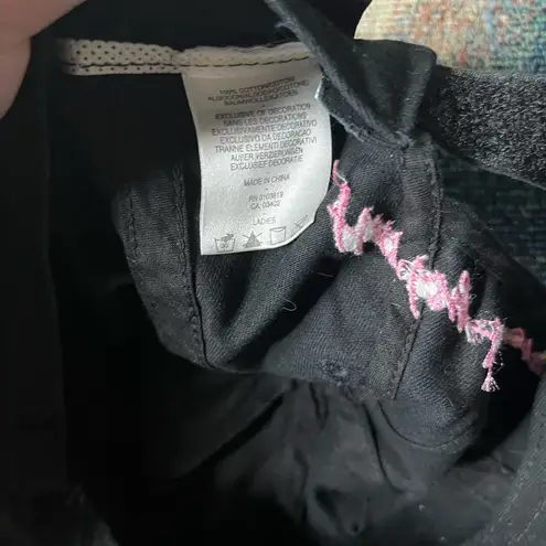 Harley‑Davidson Women’s Black & Pink Adjustable Hat Velcro Strapped Streetwear