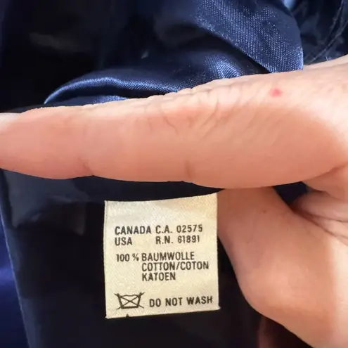 VINTAGE Escada Blue Velvet Blazer Beaded Sz 38 Made in West Germany