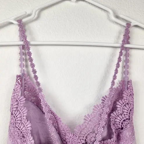 Charo Ruiz Ibiza Dana Top Tank Crochet In Malva Purple Size Small NWT