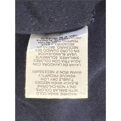 Mountain Lake Sport Blue V-neck Heavyweight T-shirt sz MEDIUM Minimalist