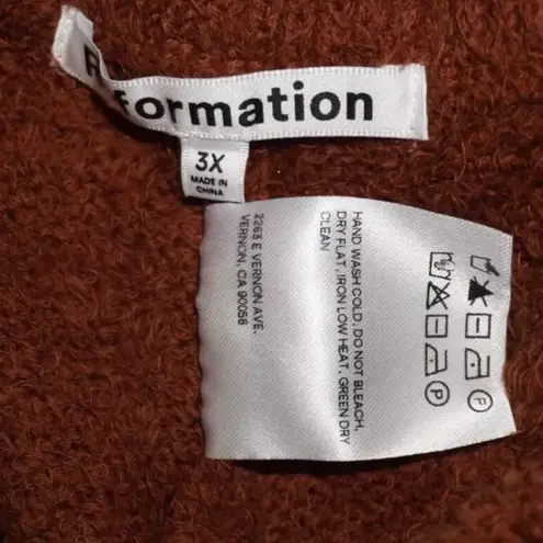 Reformation Isle Cinnamon Two Piece Set Size: 3X NWT Organic Cotton Lounge Set