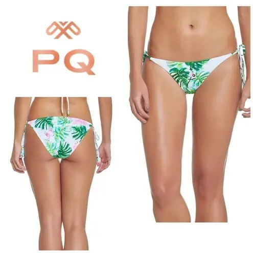 PilyQ beaded flamingo bikini bottom. NWT